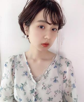 大人丸みのあるマッシュショート２
