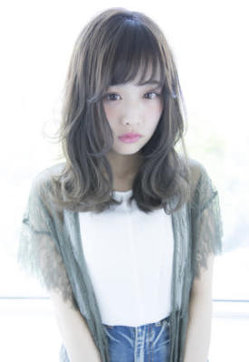 エストリア栄店 オトナ可愛い前髪流しめカールby平岩