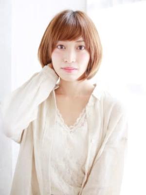 ★おろし流しの前髪の内巻きボブスタイル★