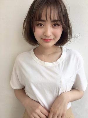 小顔モテレイヤーミニボブ