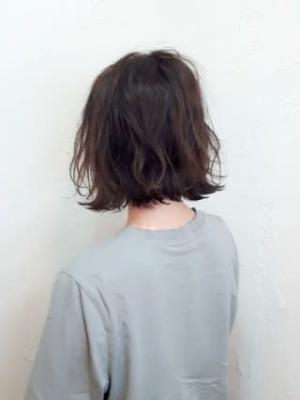 【reir下北沢】*無造作カールボブ+モカブラウン*