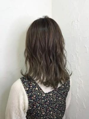 【reir下北沢】*くびれセミディ+パールアッシュ*