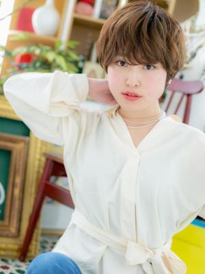 大人かわいい*くせ毛風小顔マッシュショート エアリーショート 大人かわいい*くせ毛風小顔マッシュショート エアリーショート