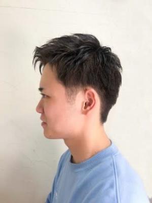 【reir下北沢】*ワイルドアップバング+ソフトツーブロック 【reir下北沢】*ワイルドアップバング+ソフトツーブロック