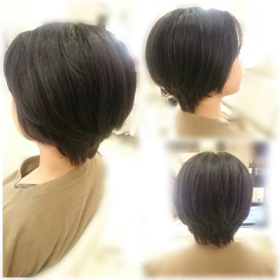 ショートヘアスタイル