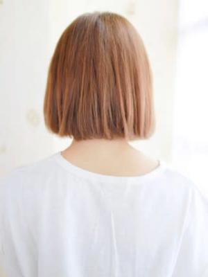ツヤ感ワンカールボブスタイル