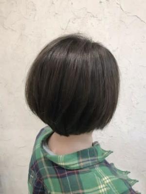 【flor 戸塚】*丸みショートボブ+シルキィアッシュ**