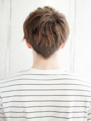 無造作ワイルドショートスタイル