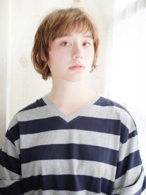 ふわくしゅカールのショートボブ