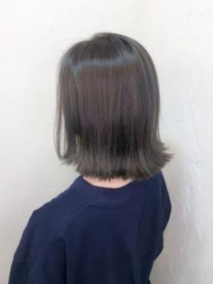 【flor 戸塚】*切りっぱなし外ハネボブ+ミスティアッシュ 【flor 戸塚】*切りっぱなし外ハネボブ+ミスティアッシュ