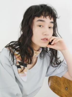 ショートバングのふんわりロング ショートバングのふんわりロングのイメージ画像