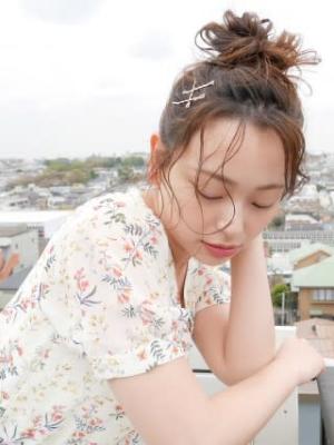 ふんわり可愛いお団子アレンジ ふんわり可愛いお団子アレンジのイメージ画像