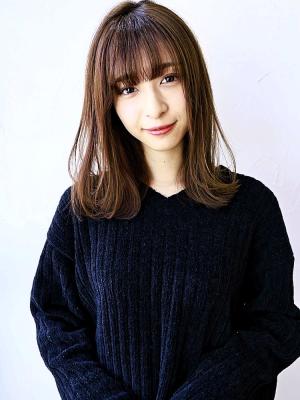 外ハネミディ