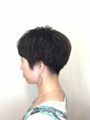 【reir下北沢】*エッジショート+ミスティブラウン*