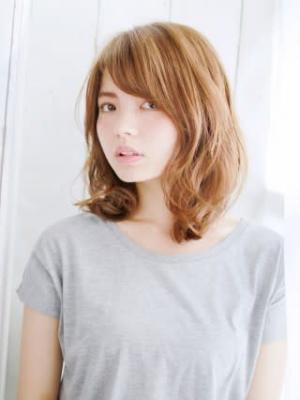 透け感たっぷりナチュラルカール