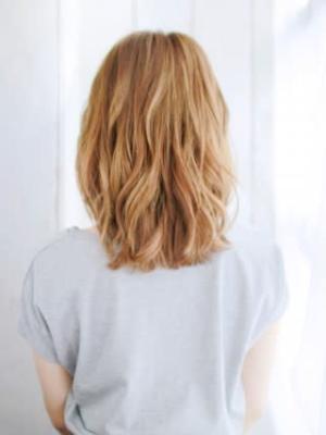 透け感たっぷりナチュラルカール