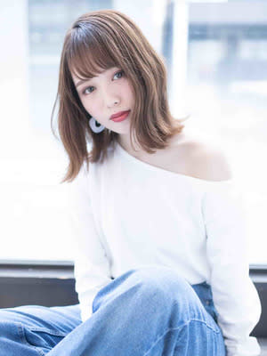 エストリア栄店　前髪ストレートワンカール　ｂｙ海老澤