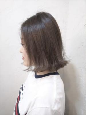 【reir下北沢】*外ハネボブディ+アッシュグレージュ*