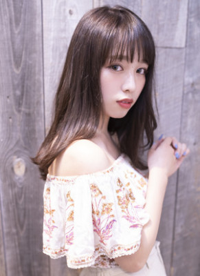 小顔に見える外ハネ　by鬼頭のイメージ画像