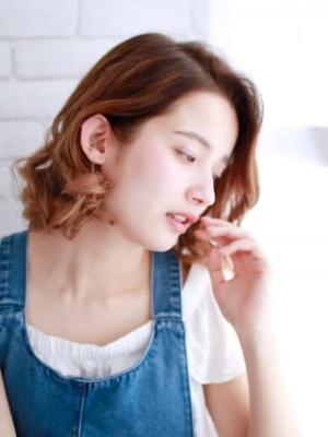 無造作カールパーマ