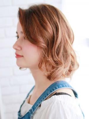 無造作カールパーマ