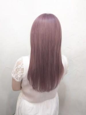 【reir下北沢】*フェザーロング+ソフトグピンク*