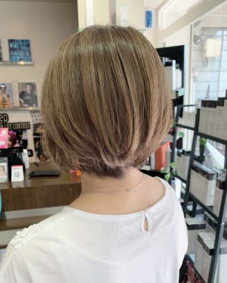 ★Aqua High lights × Short Bob★
