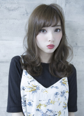 エストリア栄店 オトナ可愛い流し前髪カールby平岩