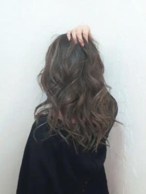 【reir下北沢】*くびれセミディ+ハイライト×グレージュ* 【reir下北沢】*くびれセミディ+ハイライト×グレージュ*