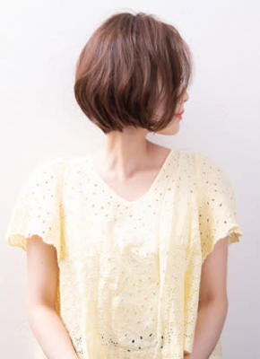 大人かわいい外国人風ボブ　by鬼頭