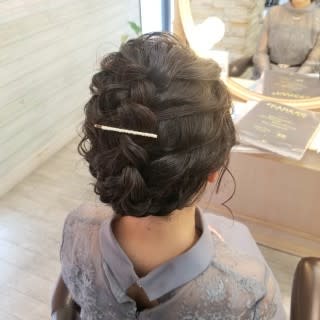 お呼ばれヘアセット