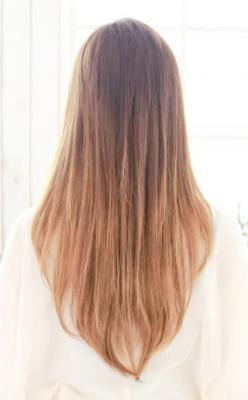 ナチュラルストレートロング