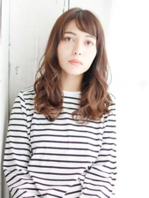 Aラインのゆるミックスカール