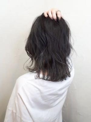 【reir下北沢】*くびれセミディ+ダークパールアッシュ*