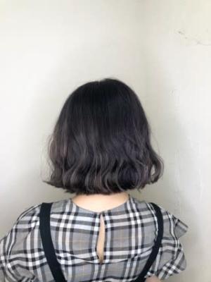 【reir下北沢】*無造作カールボブ+ダスティアッシュ*