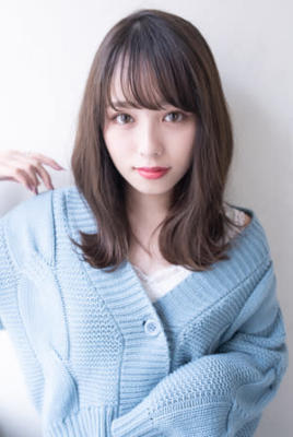 小顔に見える外ハネ　by鬼頭