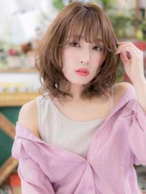 外国人風ミックスカール♪大人かわいいボブディ　マシュマロボブ