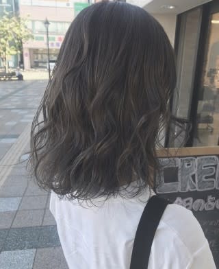 暗髪透明感