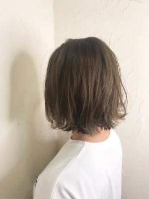 【reir下北沢】*外ハネボブ+ソフトアッシュベージュ*