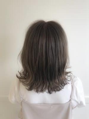 【flor 戸塚】*くびれセミディ+フォギーアッシュ*