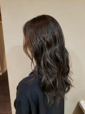 ロング×カーキアッシュ