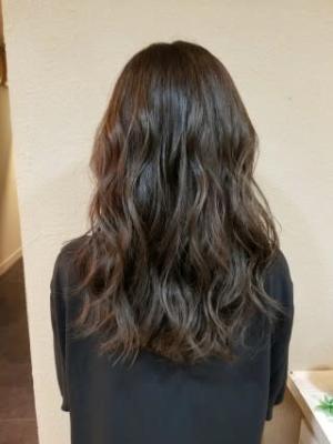 ロング×カーキアッシュ
