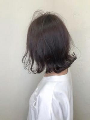 【reir下北沢】*大人可愛い外ハネボブ+ダスティブランジュ 【reir下北沢】*大人可愛い外ハネボブ+ダスティブランジュ