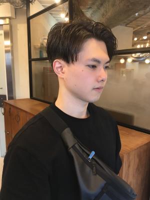 クラシックストレートセンターパート