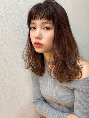【山田】ブランジュショートバング無造作ラフウェーブy80