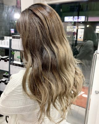 ★バレイヤージュ×プラチナベージュ★