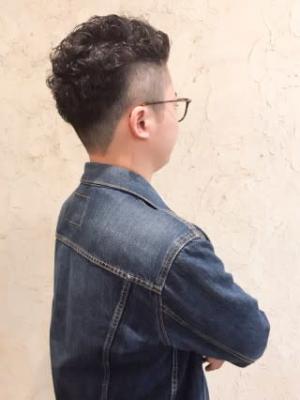 【flor 戸塚】*かきあげヘア+くせ毛風パーマ*