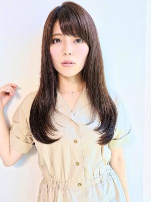 大人可愛いツヤロング