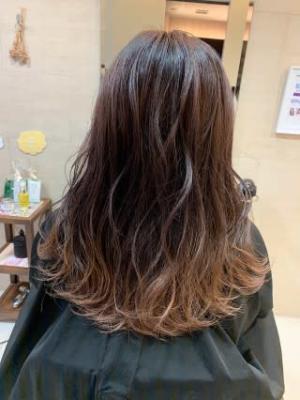 ブランジュマロンベージュグラデーションハイライト2052