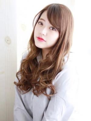 大人可愛いボリュームミックスカール